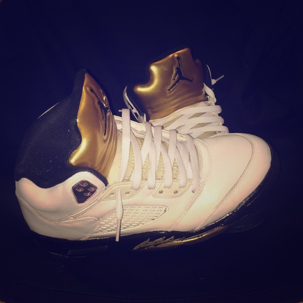 Jordan 5s (gold coin)